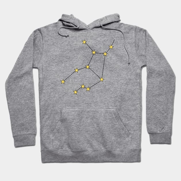 virgo constellation Hoodie by basiastachurska